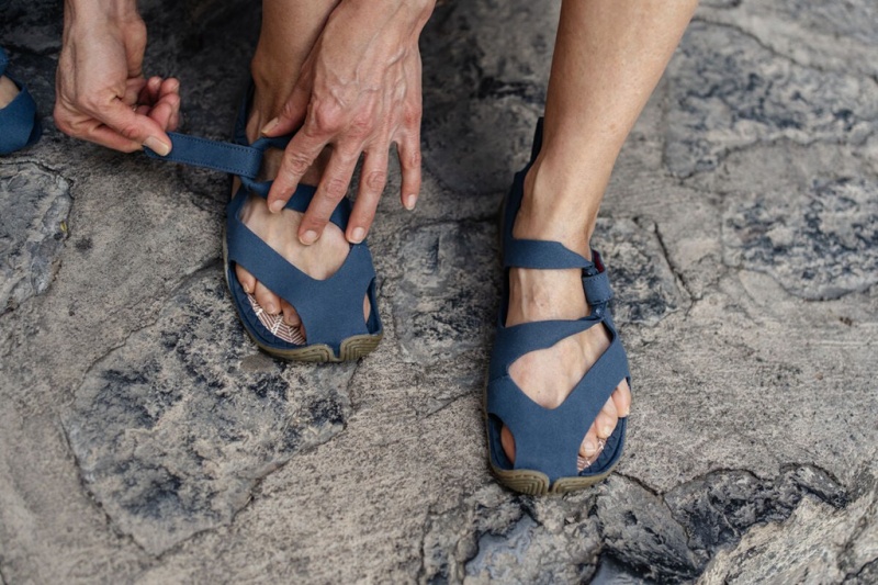 Blue Men's Wildling Feder Sandals | UK-JSQNFR504