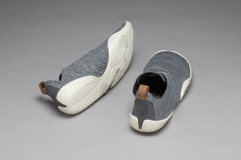 Grey Men's Wildling Nebula Barefoot Shoes | UK-JYIZUW394