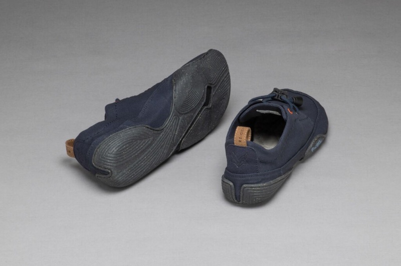 Navy Kids' Wildling Tanuki Umi Barefoot Shoes | UK-HBXDWK189