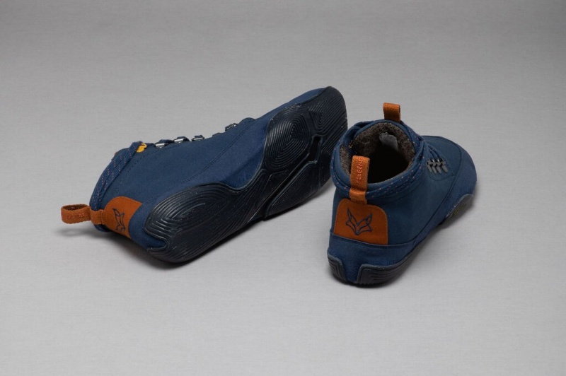 Navy Men's Wildling Tejo Winter Shoes | UK-JAERVN801