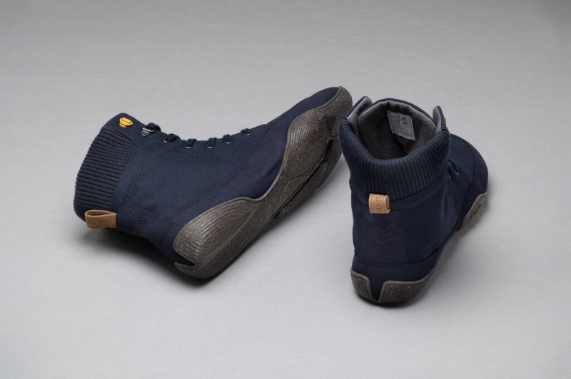 Navy Men's Wildling Trica Winter Shoes | UK-DHPNQG149